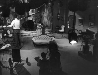 Shaw's Candida starring Joan Miller. Set design by George Havrillay.