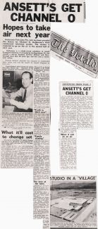 The Melbourne Herald, 5 April 1963 | Ansett is awarded a license for ATV-0