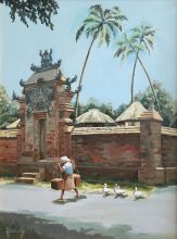 Bali Temple by George Havrillay