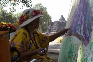 Kartika at Borobudur