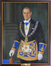 Portrait by George Havrillay. M. W. Bro The Hon Mr. Justice L. H. Williams
