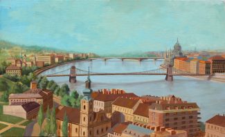 Budapest. Original Painting by George Havrillay.