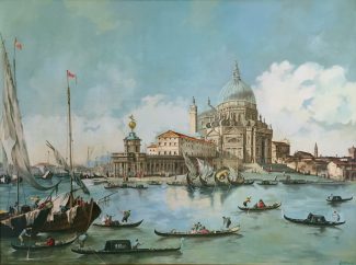 Guardi: The Church of Santa Maria Della Salute, Venice - George Havrillay