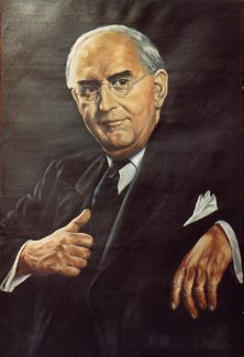 Senator Arthur H Vandenburg. Portrait by George Havrillay