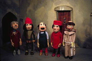 Village characters - Puppets and set created by George Havrillay