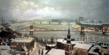 Budapest - Original painting by George Havrillay